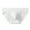 White, variant on Men Briefs Mid-rise Contrast Color Panties with Scrotum Support Mercerated Waistband High Elasticity Underwear