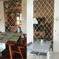 thumbnail image 4 of 3D Mirror Acrylic Wall Sticker Diamond Art Mural Decal Home Room Decor Removable, 4 of 12