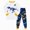 G863-Yellow, variant on HFHAPW Toddler Boys Girls Pajamas 2 Piece Set Long Sleeve Pullover Top and Pants Print Pjs Sleepwear Fall Winter Pj Clothing Outfit