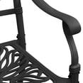 thumbnail image 5 of vidaXL 5 Piece Bistro Set Cast Aluminium Black, 5 of 5