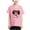 Pink-02, variant on Ugoldhm Girls Summer Shirts Cute Print Short Sleeve Crew Neck Tee Tops Kids Casual Clothes Size 3-12