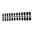 thumbnail image 1 of Vogacara Uñas postizas con purpurina para mujer, prensa de belleza, herramientas de manicura desmontables, producto DIY, parche de cobertura completa Arte de uñas Negro Vogacara CE012362-02B, 1 of 6