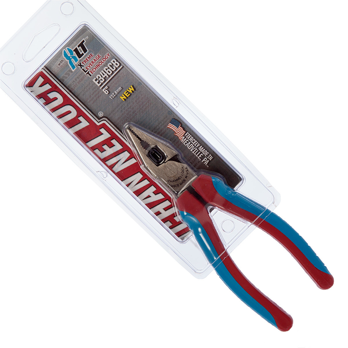 Channellock 6", Linemans Pliers, Carbon Steel, E346CB