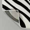 thumbnail image 5 of JONATHAN Y SCANDINAVIAN 5 x 8 Area Rug, Maribo Abstract Groovy Striped - Black/White, SCN103F-5, 5 of 7
