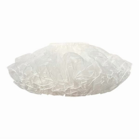 FVDPWYE Women's Crinoline Underskirt Short Hoopless Petticoat for Dress Prom Wedding S