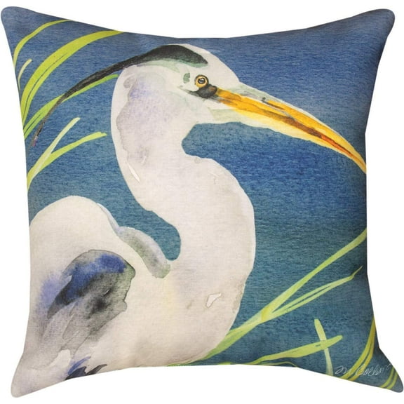 Blue Heron -Mco-18 Pillow