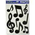 thumbnail image 1 of Musical Notes Peel N Place (black) Party Accessory (1 count) (8/Sh), 1 of 3