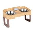 thumbnail image 1 of Cuenco elevado para perro, cuenco de agua, cuenco de comida para perros, extraíble, antideslizante, grande, mediano, cuenco de comida para mascotas 2, 1 of 9