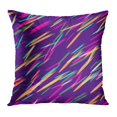 thumbnail image 1 of BOSDECO Blue Celebration Linen Screen Abstract Lines Purple Color Cool Doodle Endless Fancy Pillowcase Pillow Cover Cushion Case 20x20 inch, 1 of 1