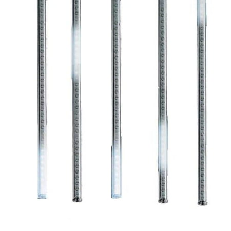 Kurt Adler 5 Light White LED 6" Snowfall Add-On Christmas Light Set 12 Chip Set