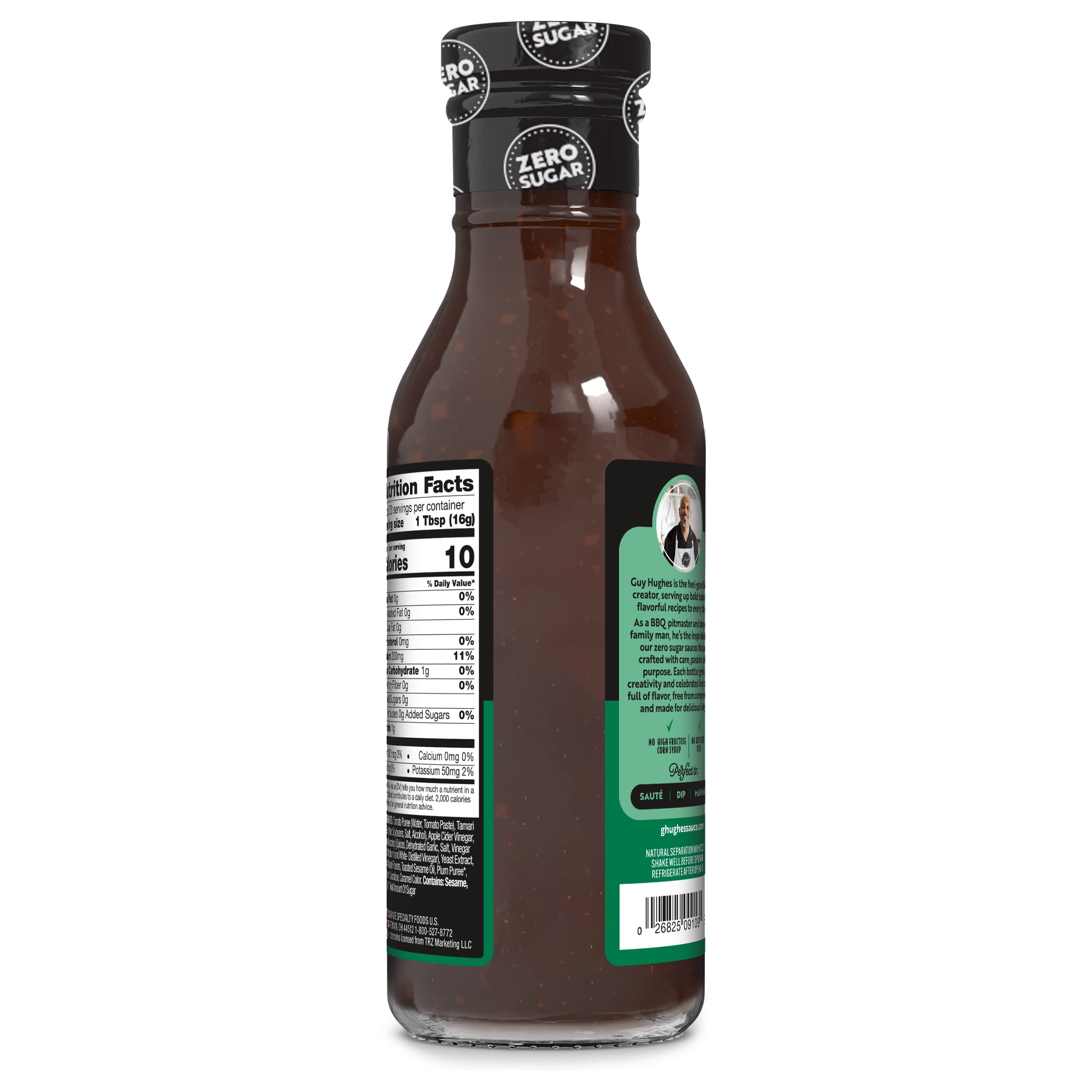 G Hughes Zero Sugar Korean BBQ Sauce, 13 oz