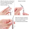 thumbnail image 4 of STONEGO Engraving Non-Slip Metal Scalpel Kit - Precision Cutting Blade for Mobile Phone PCB Repair, Hand Tool for Craft Projects, Durable and Comfortable, 4 of 7