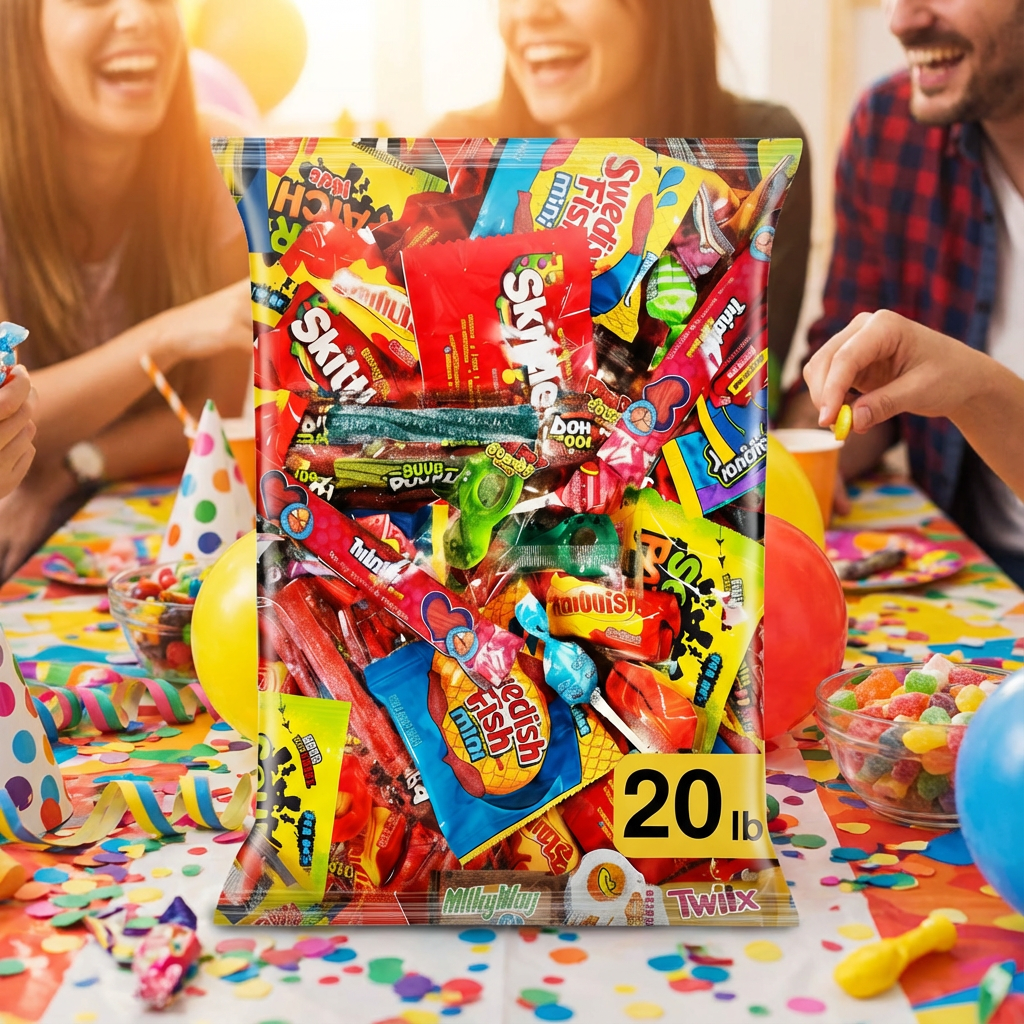 Ultimate Party Mix, Assorted Individually Wrapped Candy-20 pound