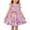 Multicolor, variant on Girls Summer Cute Dress Square Neck Ruffled Sleeveless Pleated A Line Dresses Casual Stylish Midi Sundress (10 Years, Green)