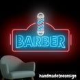thumbnail image 3 of Handmadetneonsign Barber Neon Sign, Barber Neon Wall Art Decor, Barber Shop Wall Decor, Home Wall Sign 60106, 3 of 5