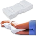 thumbnail image 1 of Back Support Systems Knee-T Memory Foam Leg Pillow Patented - Best Side Sleeper Pillow for Back Pain Relief, Hip and Sciatica Pain, Side Sleepers (Standard), 1 of 4