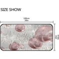 thumbnail image 3 of Coolnut Kitchen Rugs,Rose Gold Christmas Ball Non Slip Washable Cushioned Carpets Polyester AntiFatigue Comfort Porch Floor Mat Christmas Decoration 39×20 in, 3 of 6