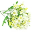 thumbnail image 2 of Travelwant 2Packs Artificial Daisy Flowers Outdoor Spring Summer Decoration UV Resistant Fake Flowers Faux Plastic Greenery Shrub Plant Indoor Outside, 2 of 7