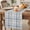 Blue,, variant on Tan Lines Table Runner - 36 Inch Long Modern Gingham Plaid Striped Farmhouse Cotton and Linen Blended Dress Scarves Farmhouse Table Runner for Kitchen Dining, Coffee Table, 13" x 36"