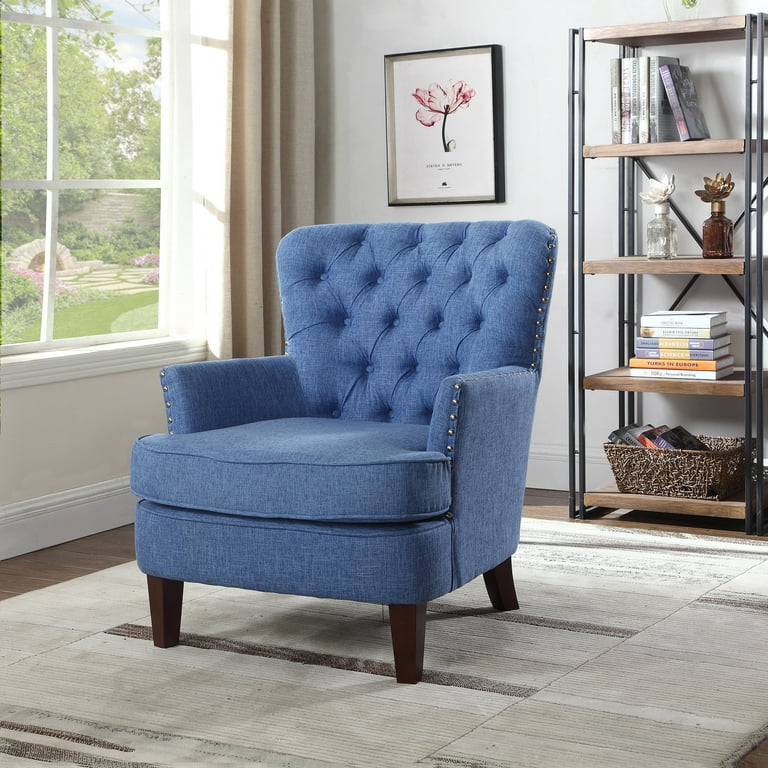 Tufted nailhead accent chair new arrivals