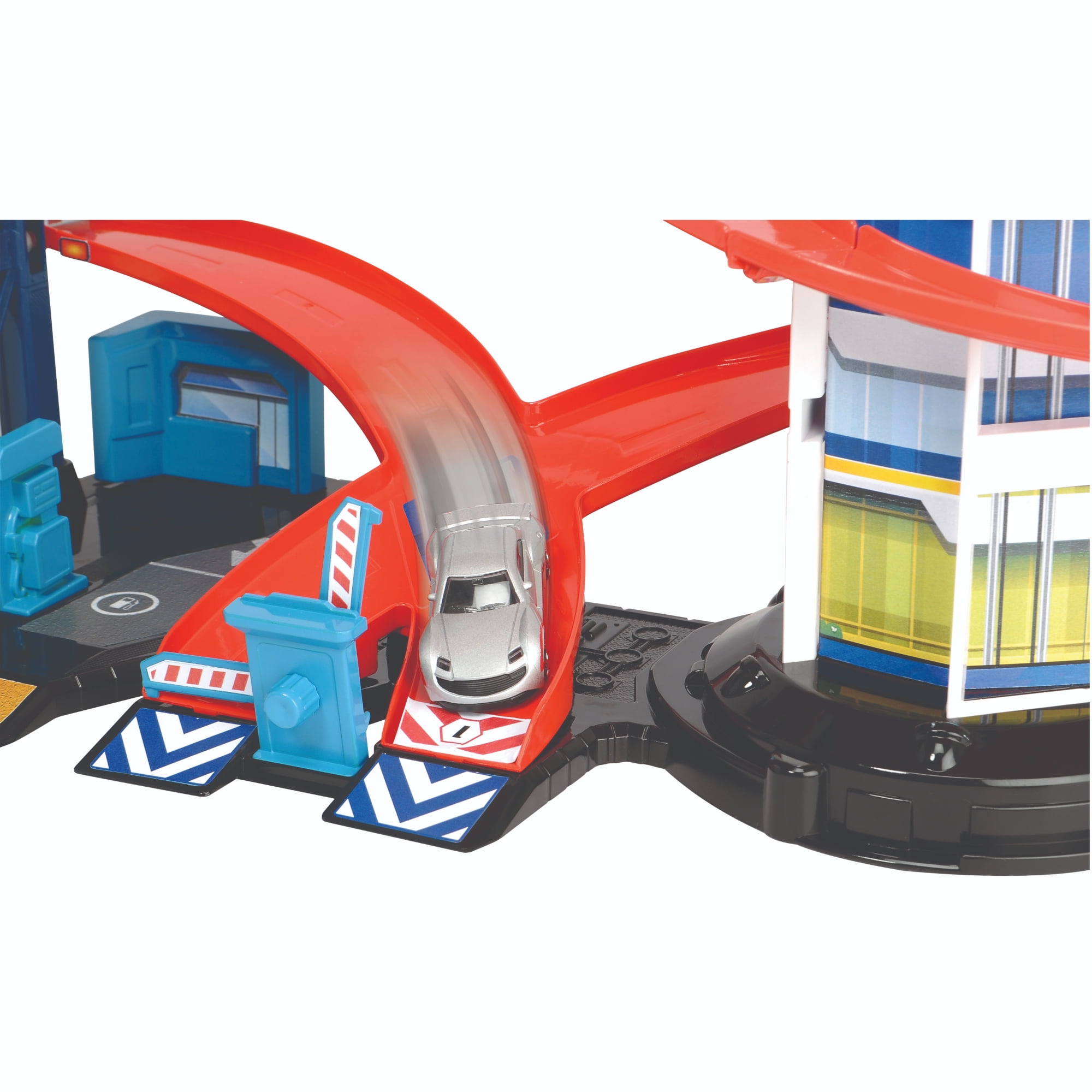 Dickie Toys Parking Garage Car Vehicle Playset 6 Pieces