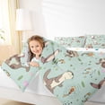 thumbnail image 4 of Homewish Kawaii Otter Bedding Comforter Set 2pcs for Preppy Child,Cartoon Animal Twin Comforter Sets Microfiber,Koi Fish Breathable Bedding Set,Luxury Bedroom Decor,Reversible, 4 of 8
