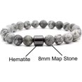 thumbnail image 2 of ORUYROP Bracelet en Pierre Naturelle avec Aimant, 2 of 3