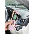 thumbnail image 4 of Compatible with Samsung Galaxy Z Flip 5 Case for Women Men Cute Samsung Z Flip 5 Protective Case Shockproof with Stand and Luxury Plating Gold Edge Phone Case Cover (Light Purple), 4 of 14