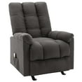 thumbnail image 4 of vidaXL Massage Recliner Electric Massaging Recliner Chair for Elderly Fabric, 4 of 12