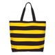 thumbnail image 1 of Balery Bee Stripe Bolsa Tote Estilo Estético con Cremalleras, Bolsa de Hombro, Bolsa de Compras Grande y Plegable, 1 of 8
