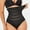 Black, variant on Babysbule Womens Shapewear Women Mash Breath Control Hip Lift High Waist Fishnet Panel Panty Body Shapewear