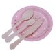 thumbnail image 3 of Paquete De 8 / Set Placas De Papel Desechables De Oro Dorado Con Puntos De De Cumpleaños 18cm Rosado Soledad Platos de fiesta desechables, 3 of 10
