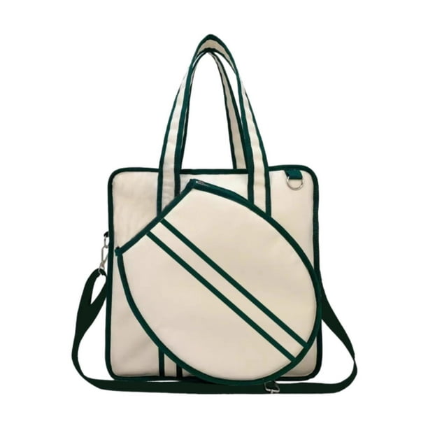 Bolsa de mano para tenis, bolsa para raquetas, portátil, de gran capacidad, ligera, práctica, de lona, multiusos, para deporte