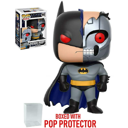 Funko Pop! DC Heroes: Batman The Animated Series - Batman Robot #193 Vinyl Figure (Bundled with Pop BOX PROTECTOR