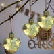 thumbnail image 5 of Bolas decorativas de Navidad transparentes y luminosas para hortensias | Adornos LED luminosos para colgar | Lámpara de cristal de bajo consumo de energía | Multicolor, 11x9x5,5cm | Instalación, 5 of 6