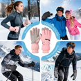 thumbnail image 2 of Guantes de esquí de invierno Gilotop impermeables, térmicos y táctiles, 2 of 3