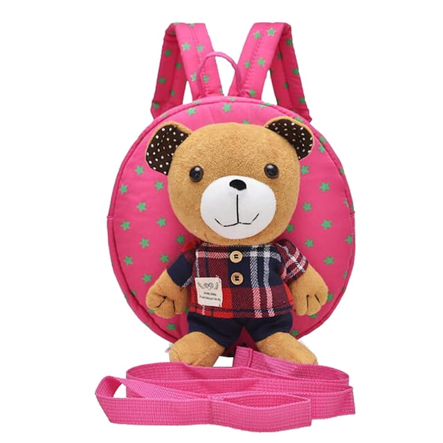 Toddler Backpack Cartoon Bear Creative Backpack Preschool Backpack with Leash