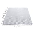 thumbnail image 3 of EGNMCR Throw Blanket Solid-Color Mattress Protector Polyester Non-slideHome Protection Pad Washable Mattress Cover Suitable For Student Dormitories Solid Color Polyester Fiber Bed Protector, 3 of 6
