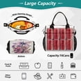 thumbnail image 4 of Dragonflies and Flowers Cooler Bag Lunch Bag Soft Cooler Cooling Tote Insulated Lunch Box for Adult Men Women, 4 of 6