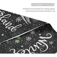 thumbnail image 4 of Winter Snowman Flags Double Sided 28x40 IN Black Snowflake Garden Flag Large Outdoor Flag Christmas Tree House Yard Decorations, 4 of 6