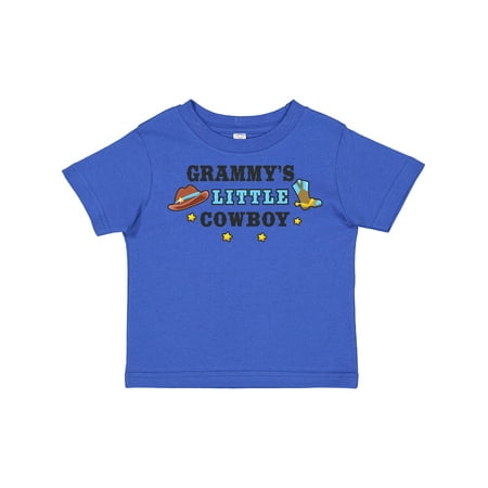 

Inktastic Grammys Little Cowboy with Cowboy Hat and Boots Gift Toddler Boy Girl T-Shirt
