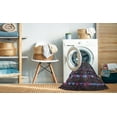 thumbnail image 2 of Ahgly Company Machine Washable Indoor Rectangle Industrial Modern Black Area Rugs, 7' x 9', 2 of 7
