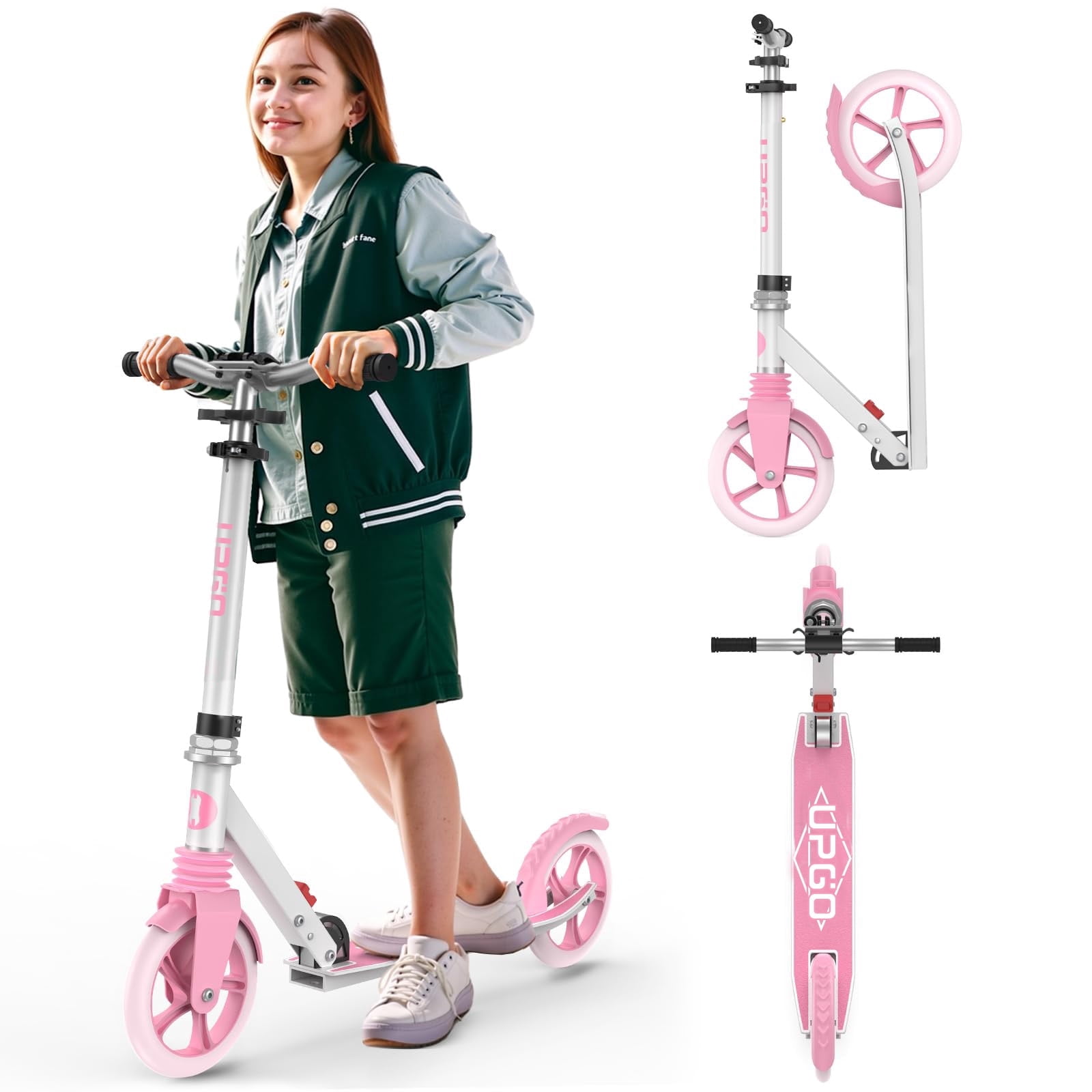 Trottinette Globber ONE K 165 Deluxe – Pliable 1s, Roues 165 Mm, Suspension Avant, Frein Manuel, Pour Ado/adulte