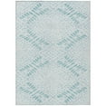 thumbnail image 2 of Addison Rugs Chantille Indoor/Outdoor Transitional Floral Teal Washable Rectangle Rug, 5' x 7'6", 2 of 6