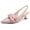 pink, variant on Womens Slingback Kitten Heels Flower Closed Pointed Toe Pumps Wedding Party Dress Sandals Shoes