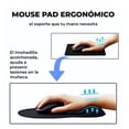 thumbnail image 5 of Mousepad Tapete Ergonómico Antideslizante Color Negro, 5 of 5