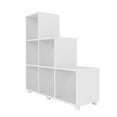 thumbnail image 6 of Cascavel Stair Cubby with 6 Cube Shelves in White. Set of 2, 6 of 7