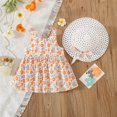 thumbnail image 4 of Vedolay Mini Dress Fancy Flower Girl Dress Girls Holy Communion Dresses for Wedding Pageant,Orange 12-18 Months, 4 of 5