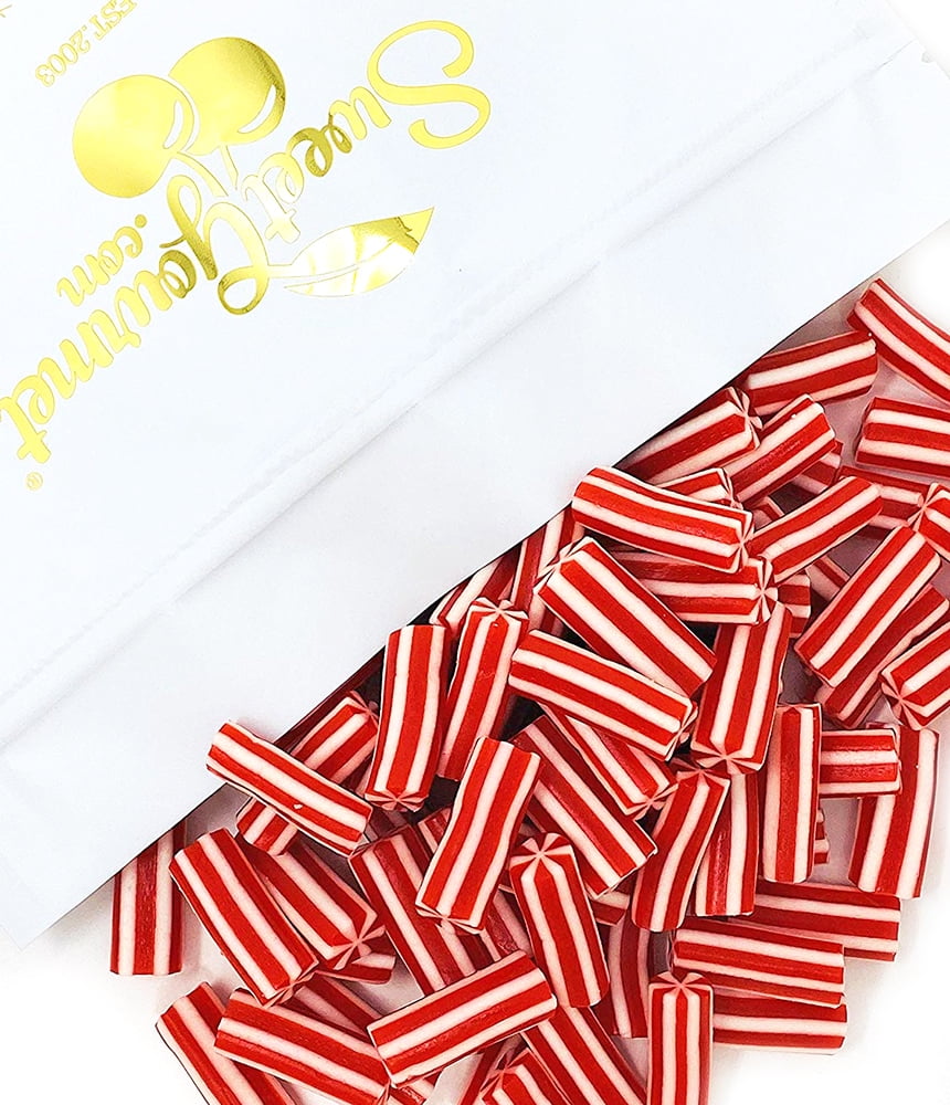 SweetGourmet Mini Licorice Candy Canes Red Licorice & White Cream