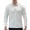 White, variant on Men's Casual Solid Color Flap Button Shirts Long Sleeve Pullovers Lapel Top